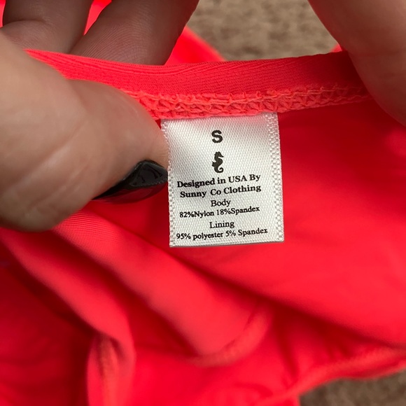 Vibrant Pink Women's One Piece Swimsuit - Picture 3 of 3